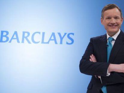 Antony Jenkins, CEO of Barclays, at a press conference in London
