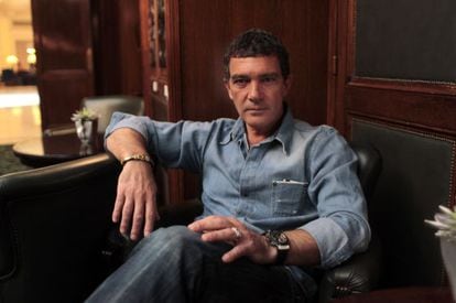 Actor Antonio Banderas, who is giving back to the town part of the garden of his Marbella property.