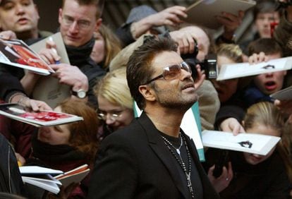 George Michael during the premier of the film 'George Michael', 2005.