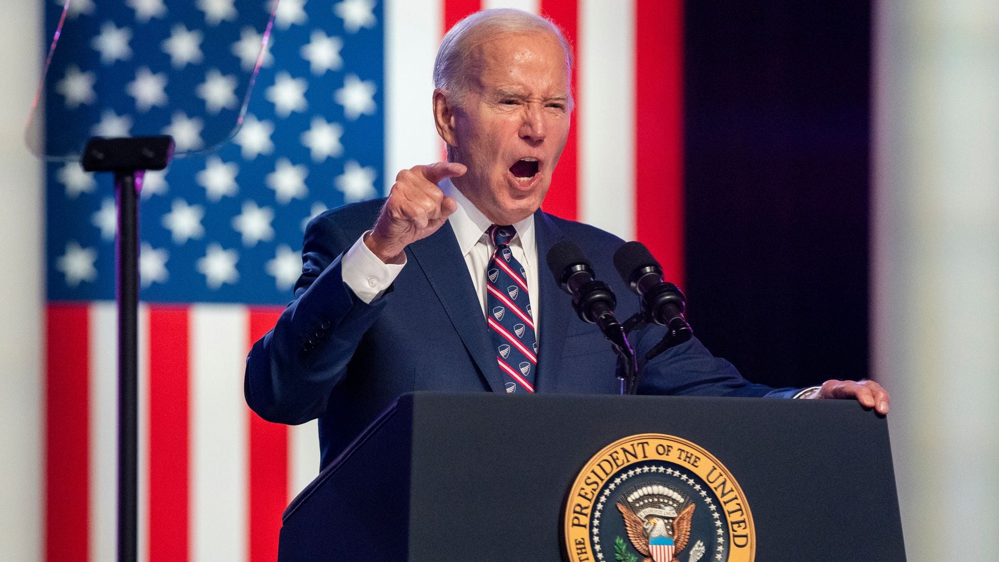 Biden warns against Trump reelection after Jan. 6 Capitol riot, a day