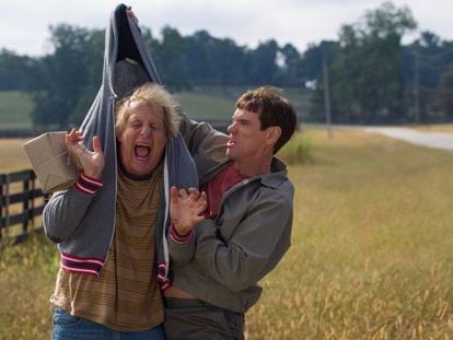 Jeff Daniels (l) and Jim Carrey in &lsquo;Dumb and Dumber To.&rsquo;