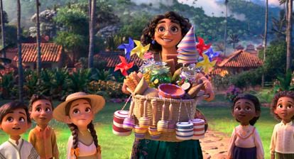 A still from 'Encanto,' one of the films that Disney will be competing with at this year's Oscars.