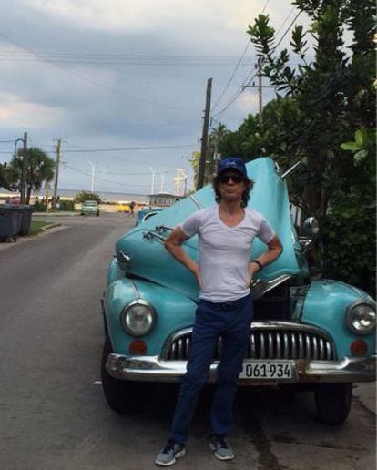 Mick Jagger, durante una visita La Habana el pasado mes de octubre.