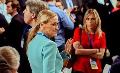 Cristina Cifuentes at a PP national convention.