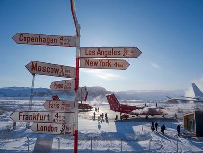 Kangerlussuaq Airport in western Greenland.