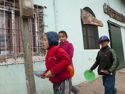 Children in Florencio Varela, right outside Buenos Aires.