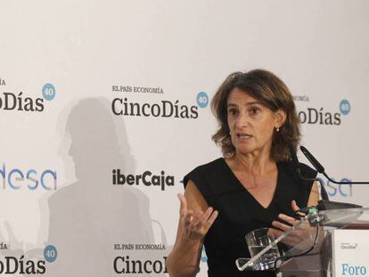 Teresa Ribera, one of Spain’s deputy prime ministers and the minister for environmental transition.