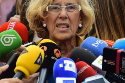 Manuela Carmena could become mayor of Madrid if her group, Ahora Madrid, reaches a deal with the Socialists.