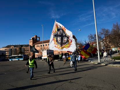 The neo-fascist march in Madrid on February 13.