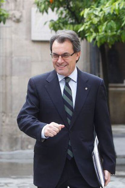 The Catalan regional premier, Artur Mas.