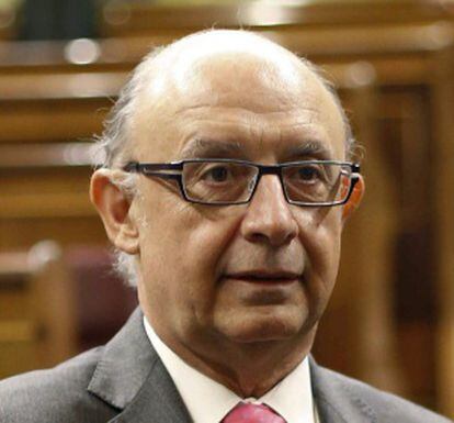 Finance Minister Cristóbal Montoro.