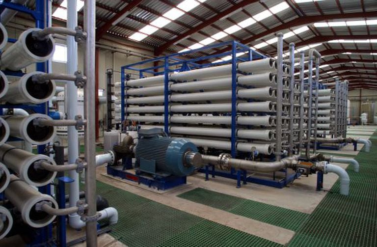 The Carboneras desalination plant in Almería province.
