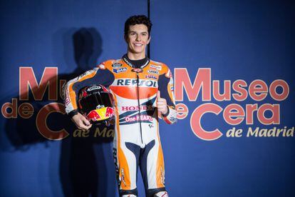 MotoGP star Marc Márquez, unveiled at the museum in 2016.