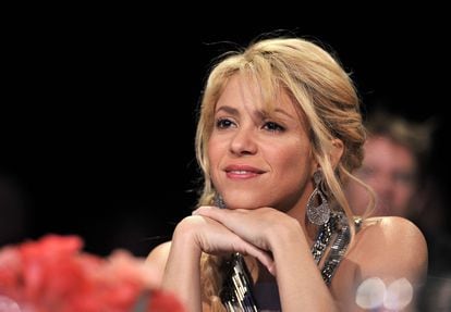 Shakira at an awards ceremony in Las Vegas, November 2011.