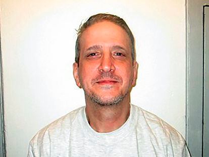 This photo provided by the Oklahoma Department of Corrections shows death row inmate Richard Glossip on Feb. 19, 2021.