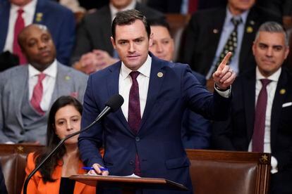 Rep. Mike Gallagher, R-Wis., nominates Rep. Kevin McCarthy, R-Calif