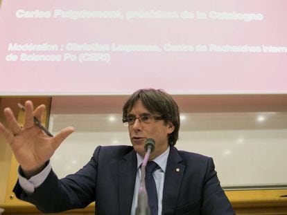 The Catalan premiere, Carles Puigdemont.