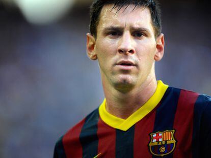 Messi, pictured during a Barcelona game.
