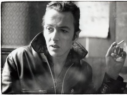 The leader of The Clash, Joe Strummer.