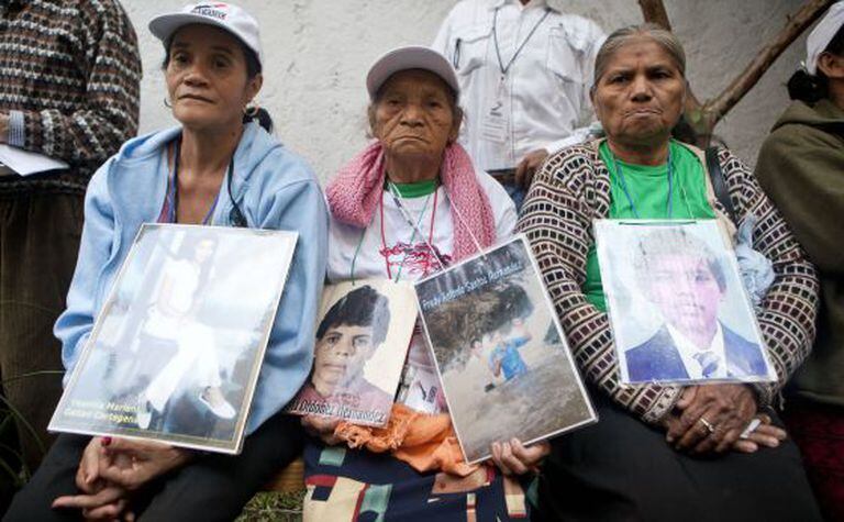 Three mothers in search of their children in Mexico.