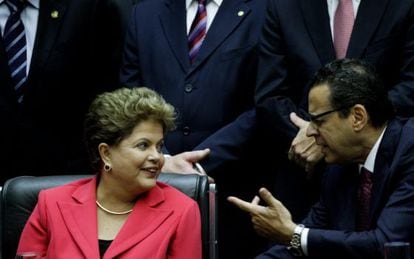 President Rousseff in Parliament last week. 
