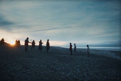 A still from ‘The Settlers,’ winner of the Film Critics Award at the Cannes Film Festival. 