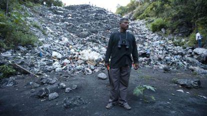 The father of one of the students at the Cocula trash dump.