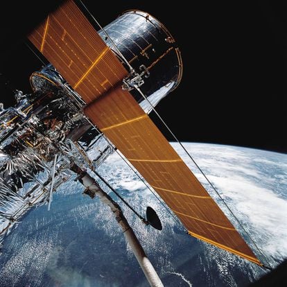 The Hubble Space Telescope; April 1990.
