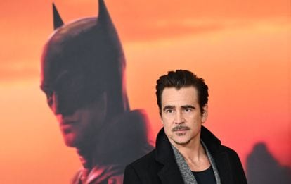 Colin Farrell at the premiere of 'The Batman' in New York in 2022. 