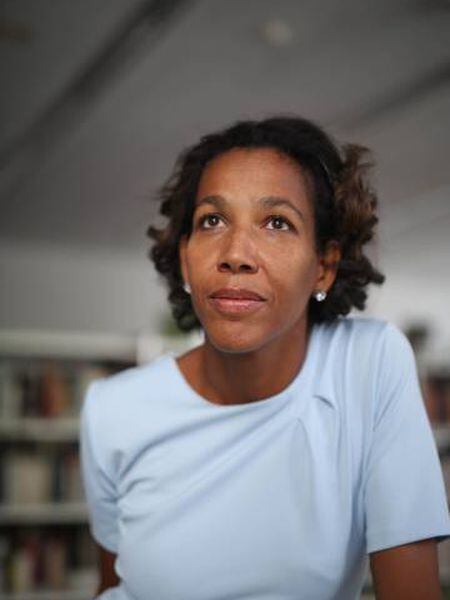 Jennifer Teege at the Goethe Institute in Madrid.