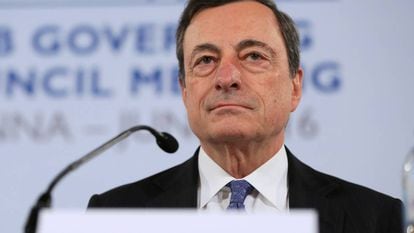 ECB president Mario Draghi.