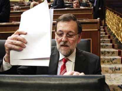 Prime Minister Mariano Rajoy says "things are going well."