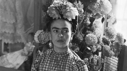 Frida Kahlo, Mexican painter and wife of Diego Rivera.