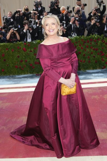 Hillary Clinton, at the Met gala on May 2, 2022.