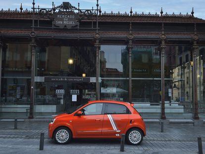 A Renault Twingo in Madrid.
