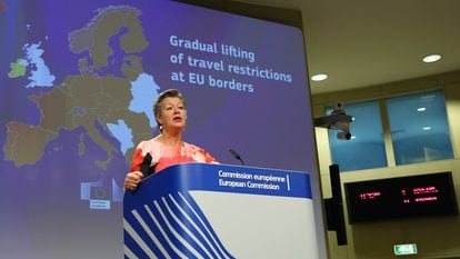 EU Commissioner for Home Affairs Ylva Johansson on Thursday.