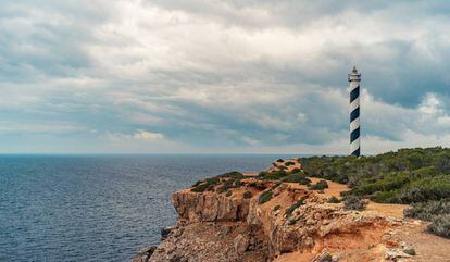 Moscarter lighthouse on the island of Ibiza.
