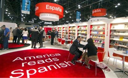 Spain’s stand at the 2010 New York Book Fair.