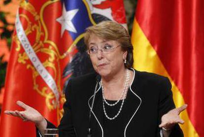 Chilean President Michelle Bachelet has called the present intolerable.