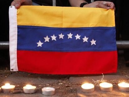Images of student vigils in Venezuela.
