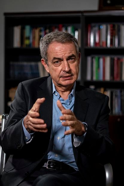 Former Spanish prime minister José Luis Rodríguez Zapatero. 