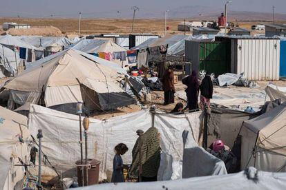 The Al Hol camp in Syria.