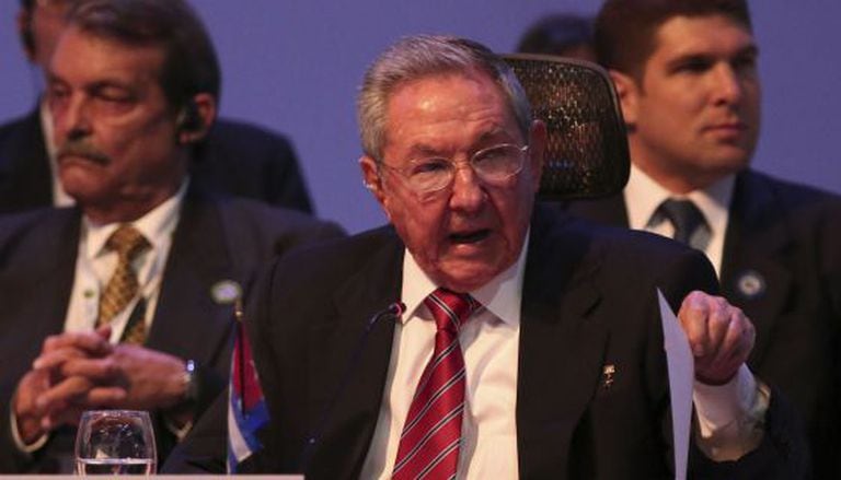 Raúl Castro at the third CELAC summit in Costa Rica.