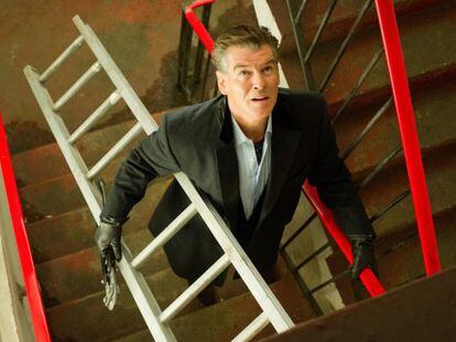 In need of a lift: Pierce Brosnan in Nick Hornby adaptation &#039;A Long Way Down.&#039;