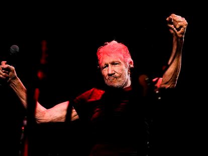 Roger Waters performing on March 21, 2023, at the Palau Sant Jordi in Barcelona.