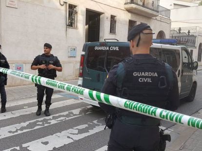 One of the raids on Monday in Sabadell.