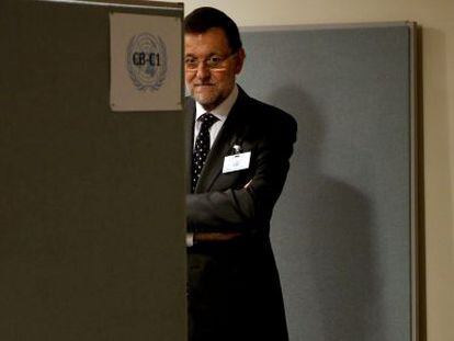 Mariano Rajoy at the United Nations this week.