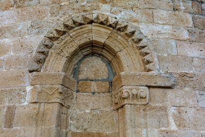 An unknown individual 'restored' a 13th-century church in Spain by sticking cement in the cracks.