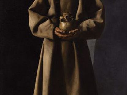Saint Francis, by Zurbarán, on loan from the Milwaukee Art Museum.
