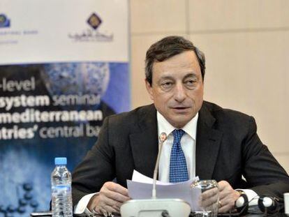 ECB President Mario Draghi &quot;ready to do whatever to save the euro.&quot; EFE/Archivo